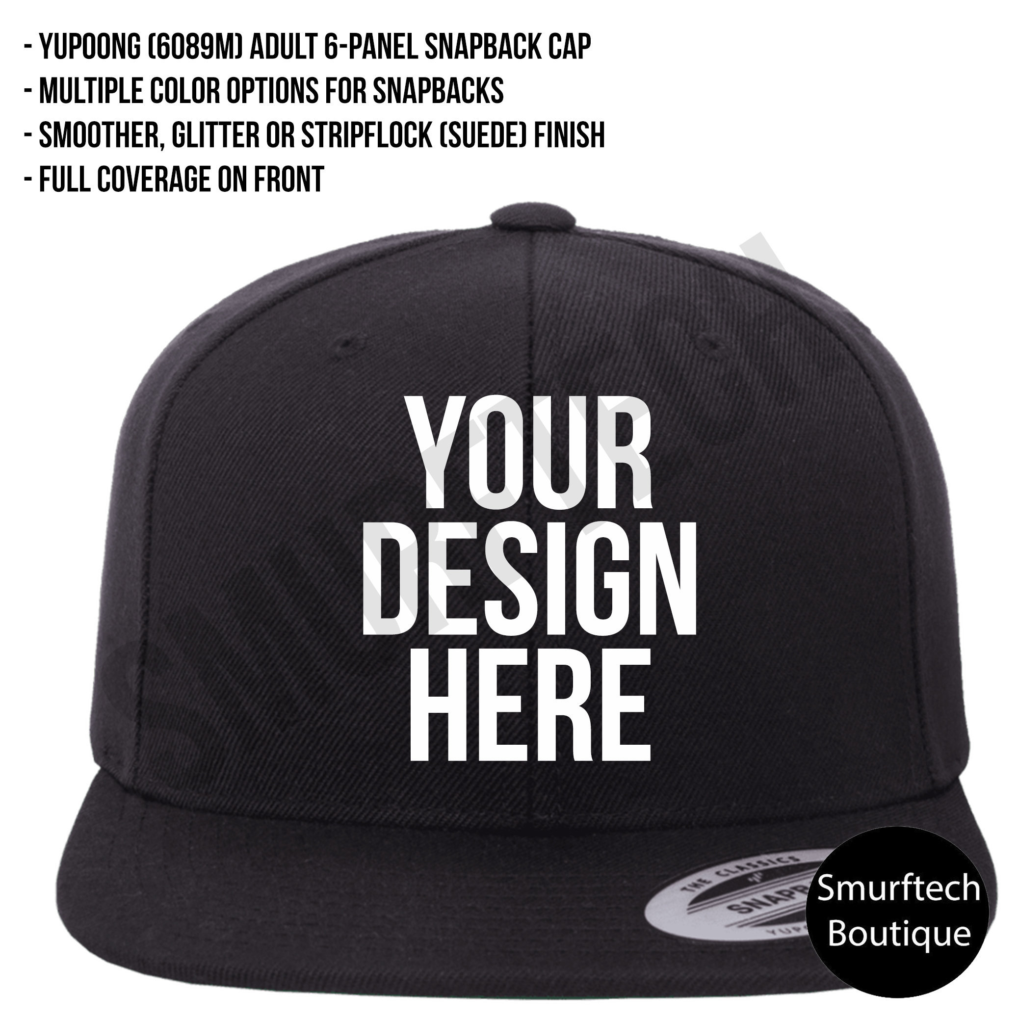 Custom Yupoong 6089M 6-PANEL Snapback 