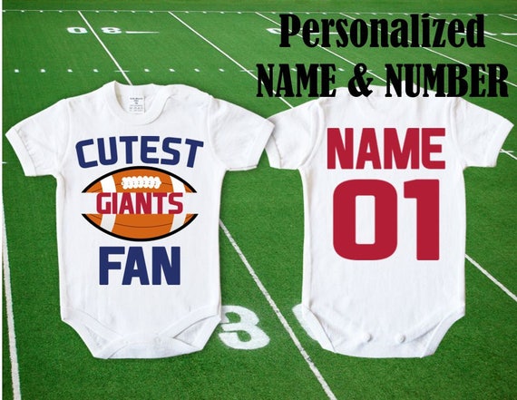 personalized giants jersey baby