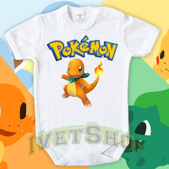 Pokemon Go Charmander Pokemon Baby Body Vests Bodysuit Funny Etsy Pokemon Go Charmander Pokemon Baby Body Vests Bodysuit Funny Etsy