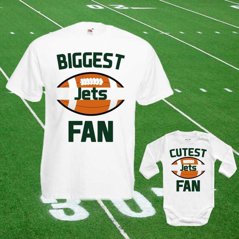 Jets Baby DOUBLE Jets Fan Shirt Tshirt Customized Bodysuit Etsy