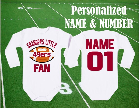 custom baby 49ers jersey