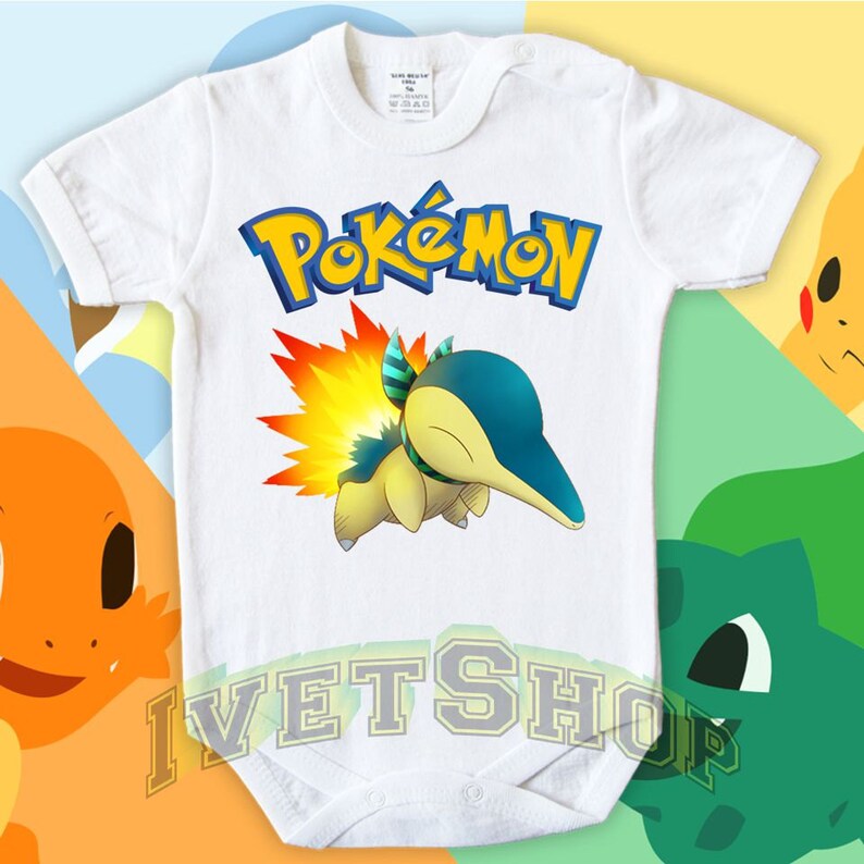 Cyndaquil Pokemon Pokemon Go Baby Body Vests Bodysuit Funny Etsy Cyndaquil Pokemon Pokemon Go Baby Body Vests Bodysuit Funny Etsy