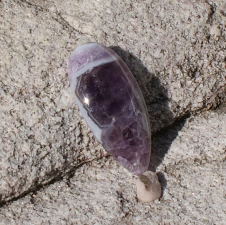 Pendant stone for setting Hand made natural untreated Amethyst Lace Agate Gemstone designer cabochon Amethyst Lace Agate Cabochon