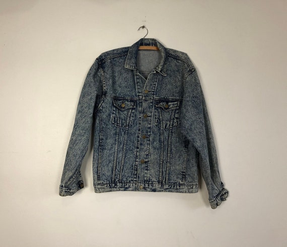 Acid Wash Guess Jeans Vintage Denim Jacket Vintage