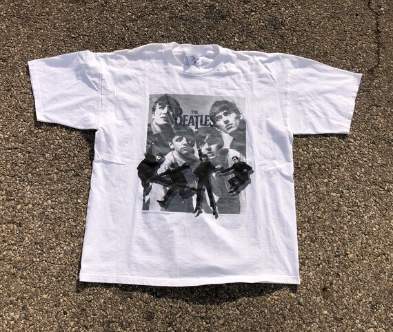 90s Beatles Tee 1990s Beatles T-shirt Vintage Bea