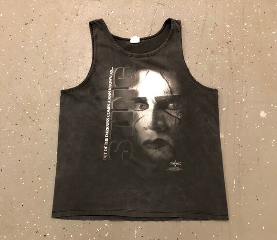 90s WCW Sting Tank Top 1990s Sting Wrestling Tee