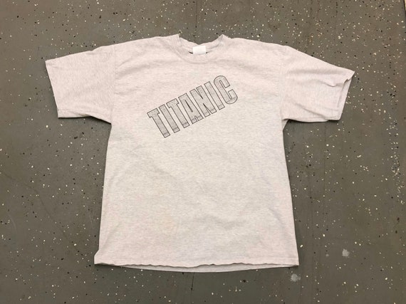 90s Titanic Tee 1990s Movie T-shirt Titanic Promo