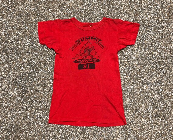 50s Summit Hawks High School Tee Vintage 1950s PE