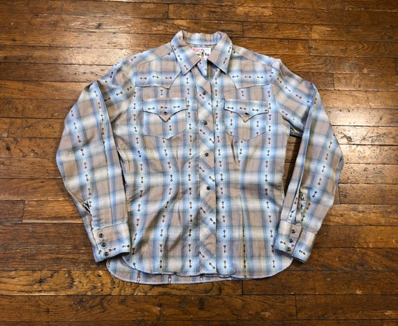 50s Levis Big E Western Wear Shirt 1950s Big E Dan