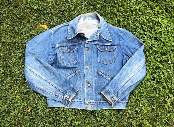 1970s Wrangler Denim Jacket 70s Wrangler Jean Jack