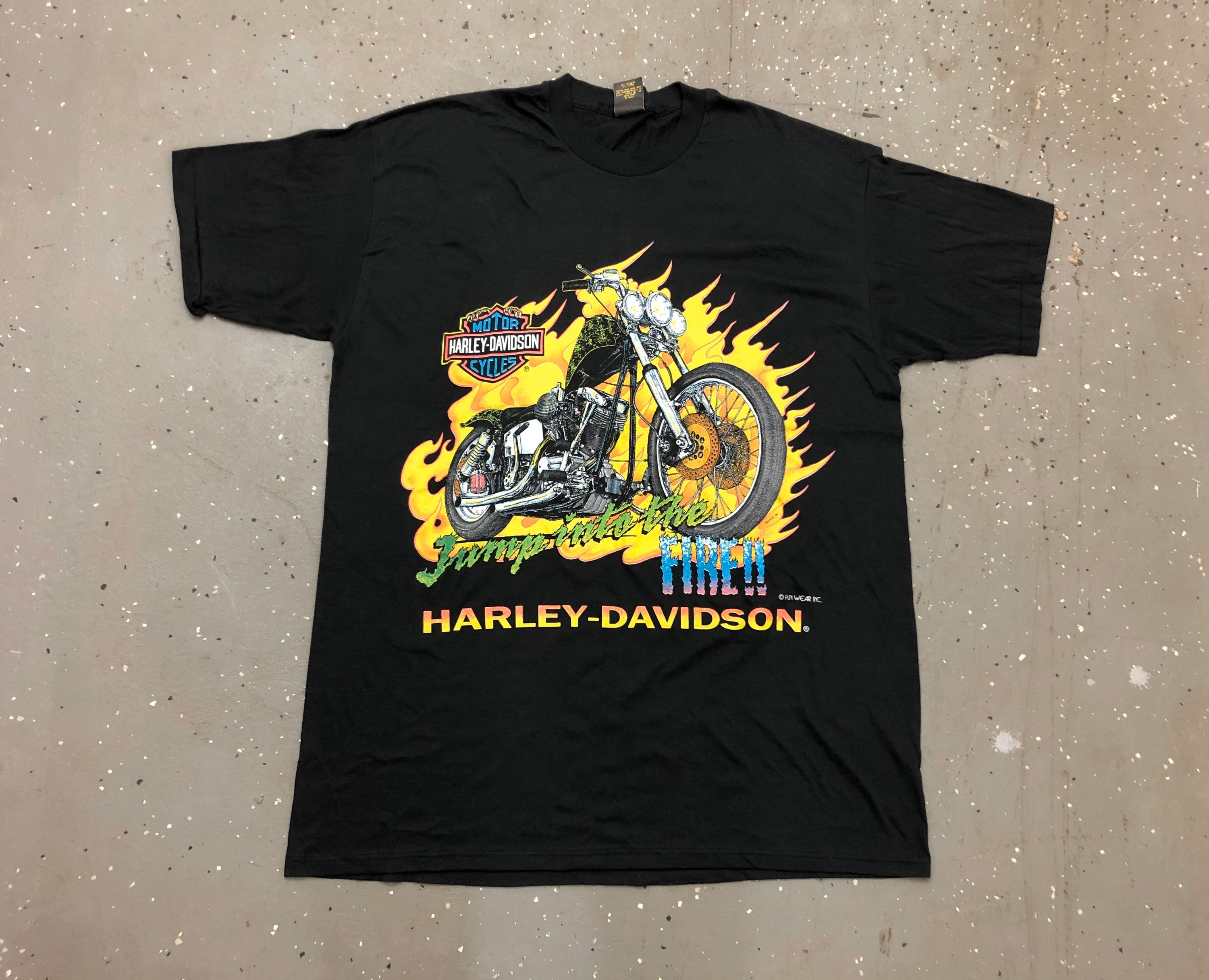 80s Harley Davidson Tee 1980s 1990s Harley Davidson Motorcycle | Etsy