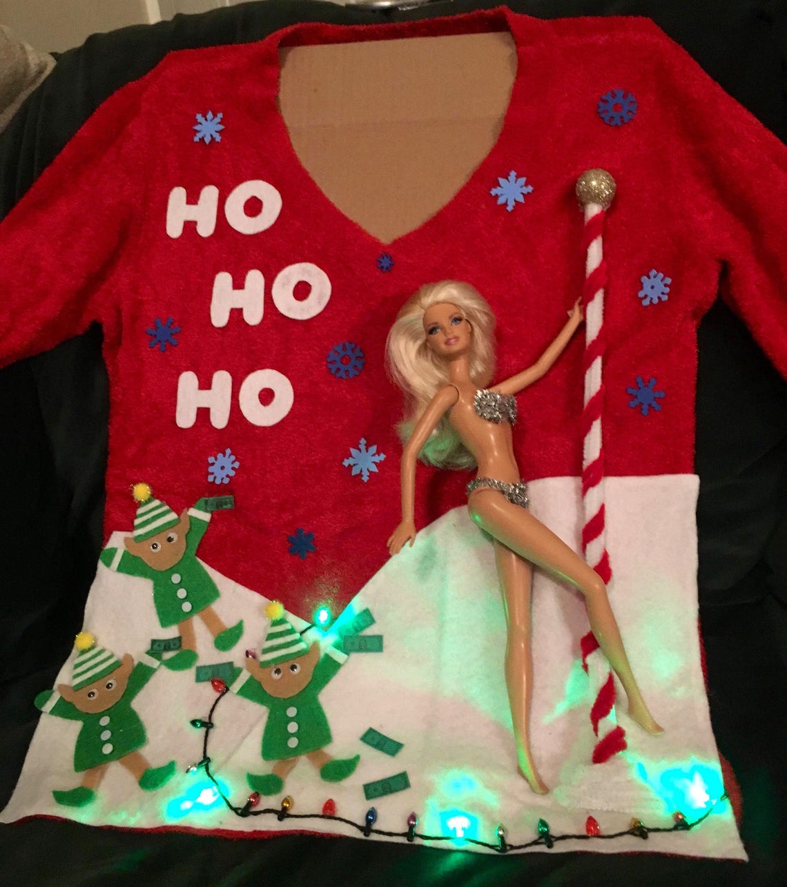 Ho Ho Ho Ugly Christmas Sweater Etsy