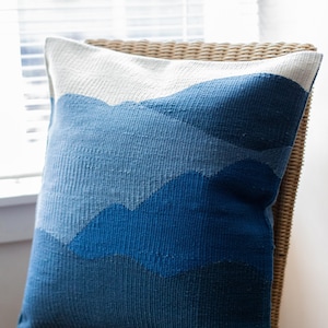 Desert Oasis - Cotton flatwoven kilim cushion cover. Vegan. 50cmx50cm.