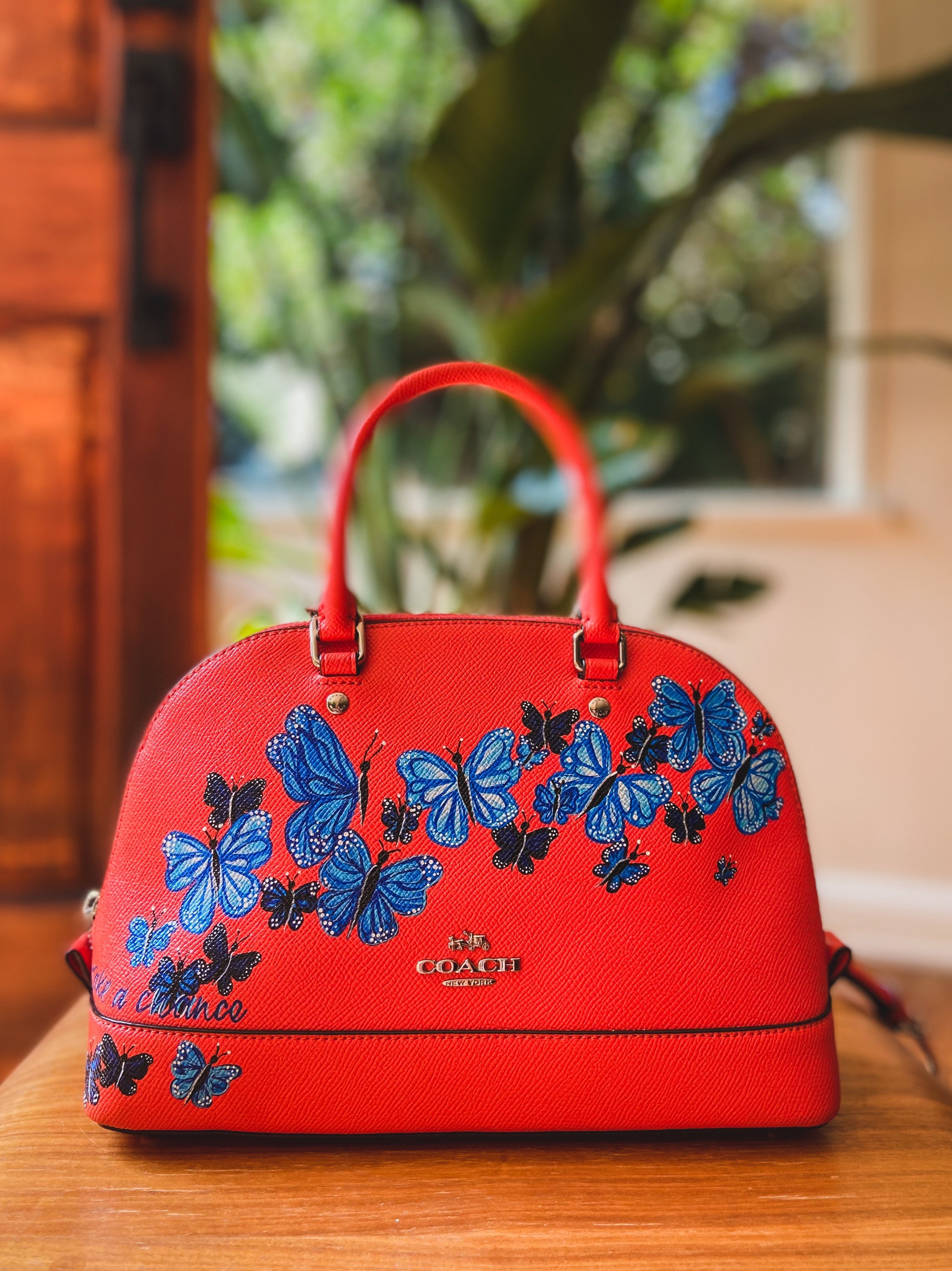 Custom Hand-Painted Bag / Personalized Designer Handbag Purse Tote Clutch / Customer Provides Bag for Painting / Please Read Description