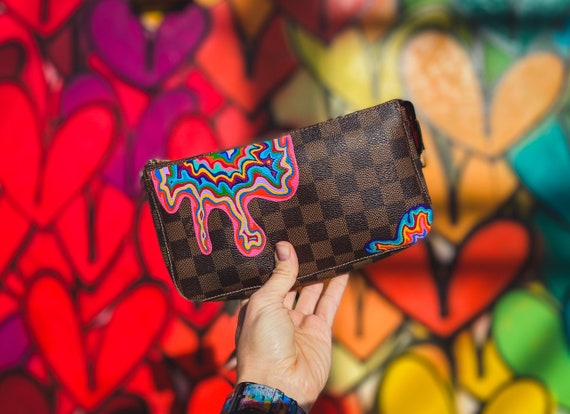 Custom Painted Louis Vuitton Pouchette