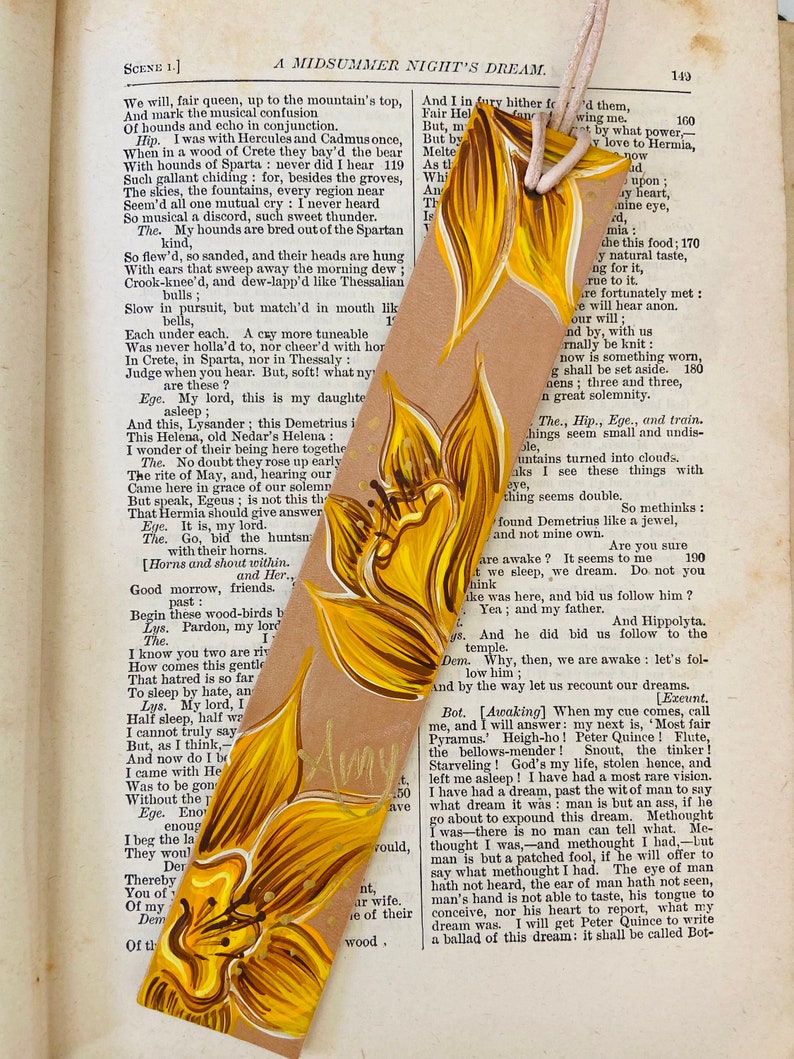 Custom Leather Bookmark image 1