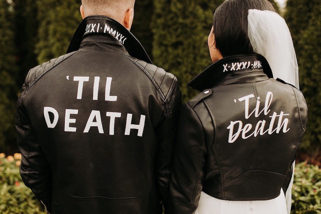 Veste personnalisée à la main pour les mariées // FAITE SUR