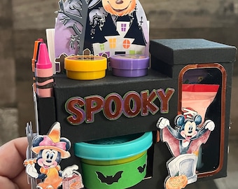 Activity Box Halloween Mickey Mouse Party Decor Mickey Mouse party Halloween Minnie Mouse Halloween Kids Party treat for kid favor box Party