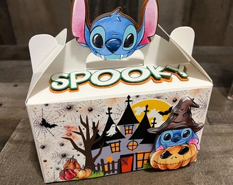 Handmade Stitch Halloween Favor Box: Spooky Party Decor
