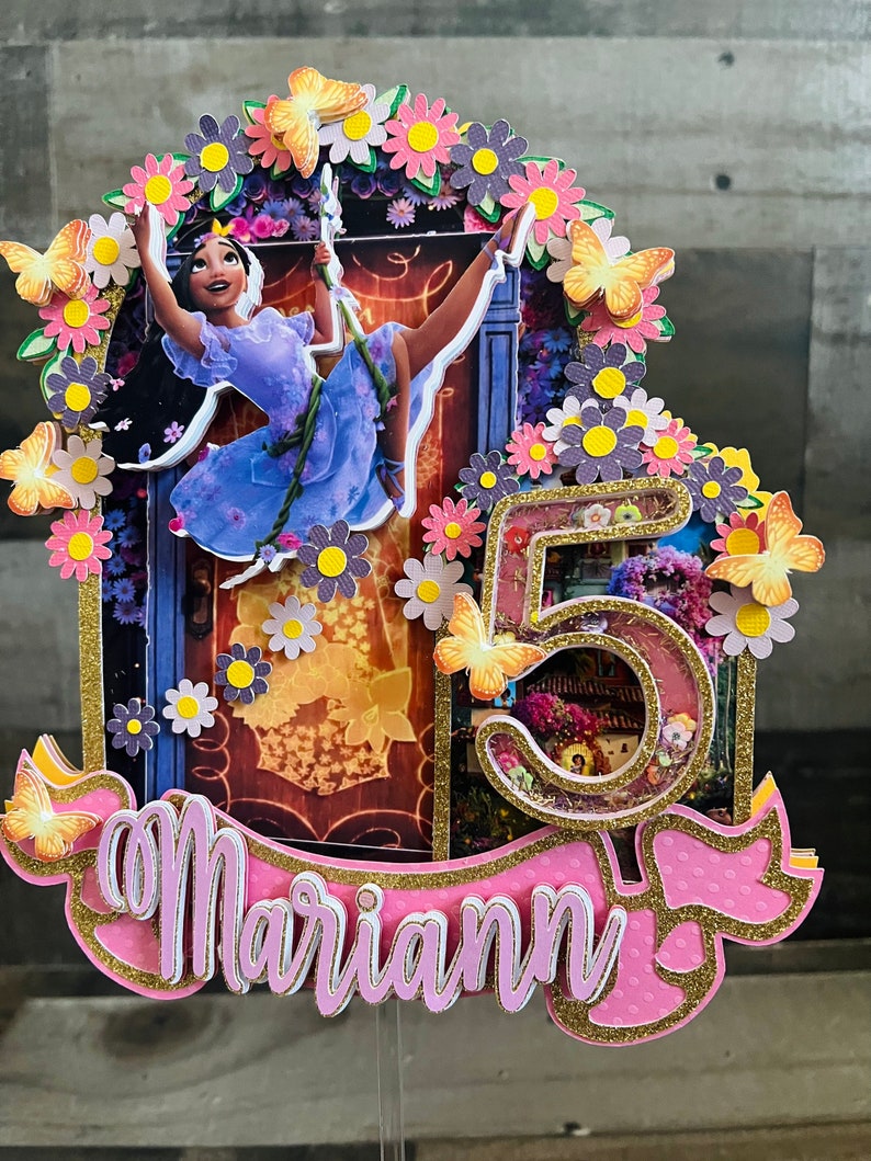 Encanto Cake Topper Isabella Encanto Topper Party Decorations Etsy