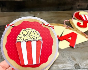 Pizza Party Name Banner: Handmade Birthday Decoration