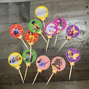 Encanto Cake Topper, Isabella Encanto Cupcake Topper, Party Decorations, Isabella Cake Topper +  Cupcake Toppers