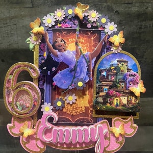 Encanto Cake Topper, Isabella Encanto Topper Party Decorations, Girl birthday Party, Encanto Party, Isabella Cake Topper