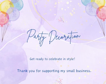 Personalized Banner Custom Party