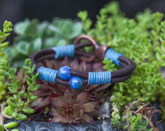 Lapis - Signature bracelet - Vegan bracelet - Lapis bracelet - Handmade Gift - Handwoven