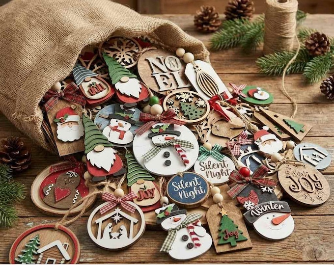 Studio Surprise Ornament Pack – Handmade Holiday Ornaments, Mystery Gift Bundle, Unique Christmas Decor