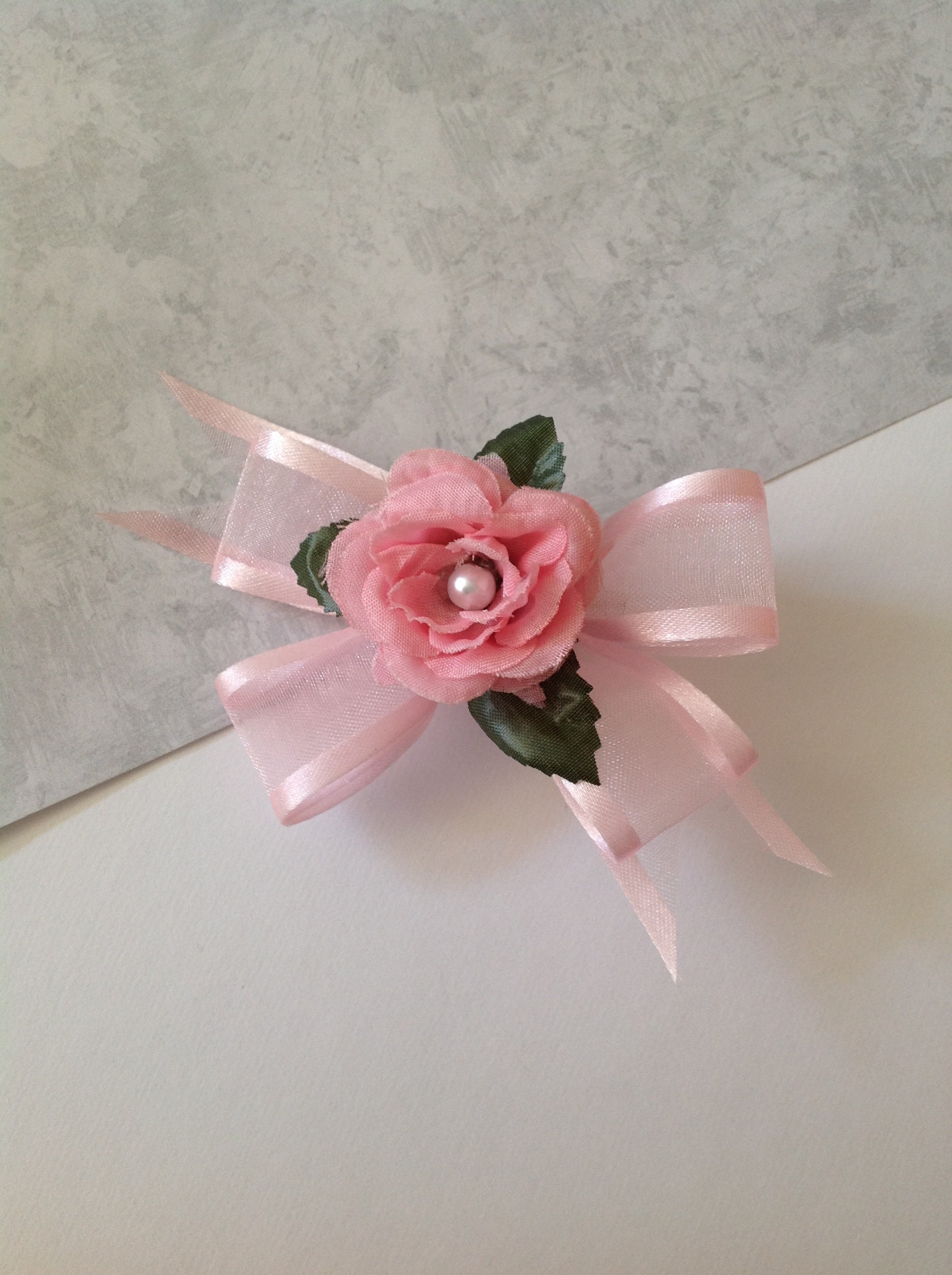 Fancy Pet Hair Bow Girl Dog Hair Bow Flower and Pearl Pet Bow Etsy España