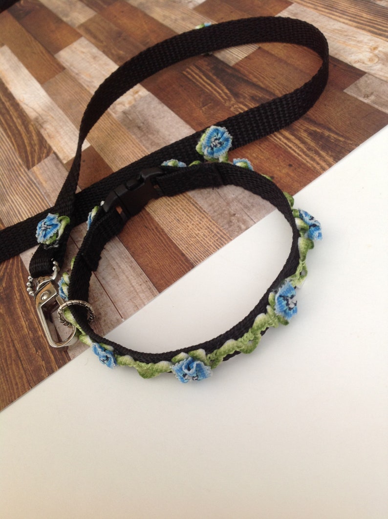 Fancy Pet Collar & Leash Set Dog Collar Leash Combo Cat Collar Etsy