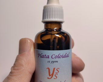 Colloidal Silver 15 ppm, Silver 99.99%, natural supplement, mineral supplement
