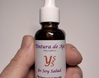 Tincture Garlic Extract, Allium Sativum, Vegan, Bio, Maximum Strength, Microdoses