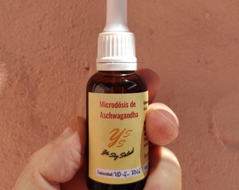 Tincture Ashwagandha extract, Withania somnifera, Vegan, Bio, Maximum strength, microdoses