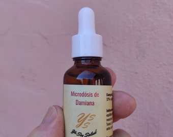 Organic extract tincture of Damiana, Turnera diffusa, Maximum strength, Microdose, 100% BIO