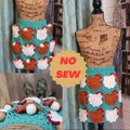 The ORIGINAL Country Mama No-Sew Egg Gathering Apron Crochet Pattern | Reversible Egg-pron PDF | Adult & Child Sizes