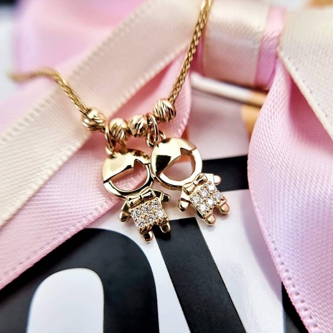 14k Gold Boy Charm 14k Gold Kids Charm Diamond Baby Boy Etsy