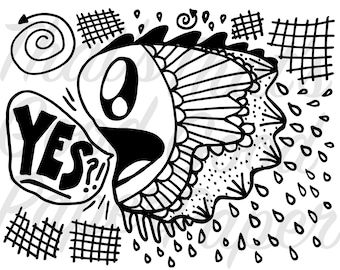 Fish Coloring Pages, Fish Printables, Printable Coloring Pages, Fish Party Birthday, DIGITAL