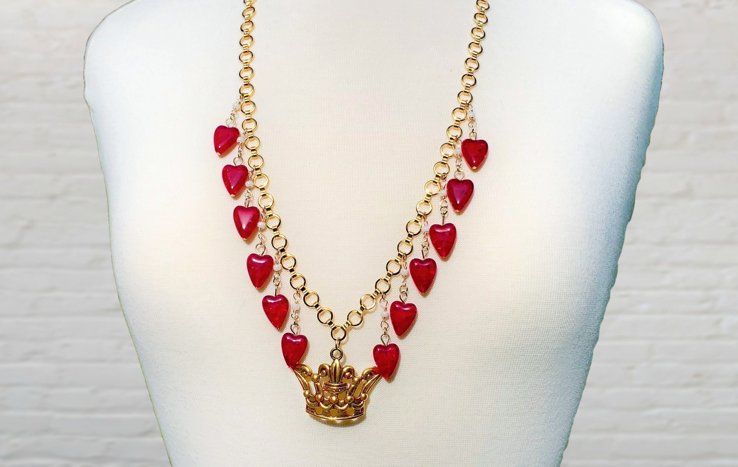 Queen Of Hearts Necklace | Over The Moon