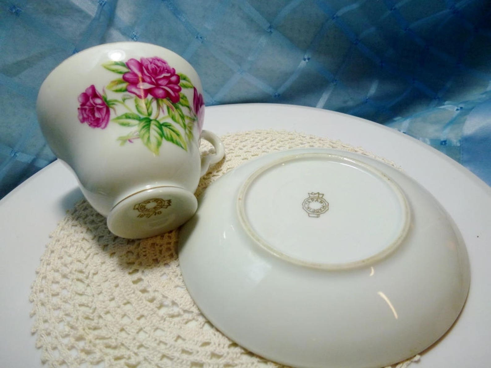 Vintage Porcelain Tea Cup Duo Etsy Australia