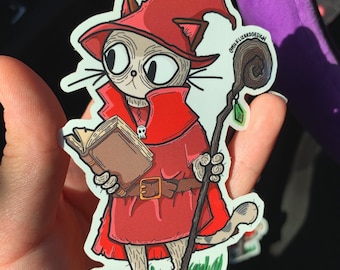 Wizard Kitty Sticker
