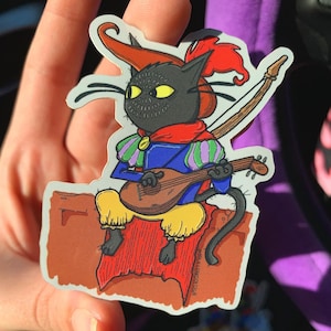 Bard Kitty Sticker