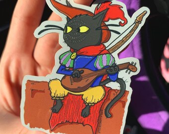 Bard Kitty Sticker