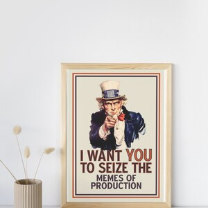 Wall Art | Memes | Digital Art | Colorful Wall Art | Vibrant Wall Decor | Download | Printable Wall Art  | Unique | Internet Culture  | NFT