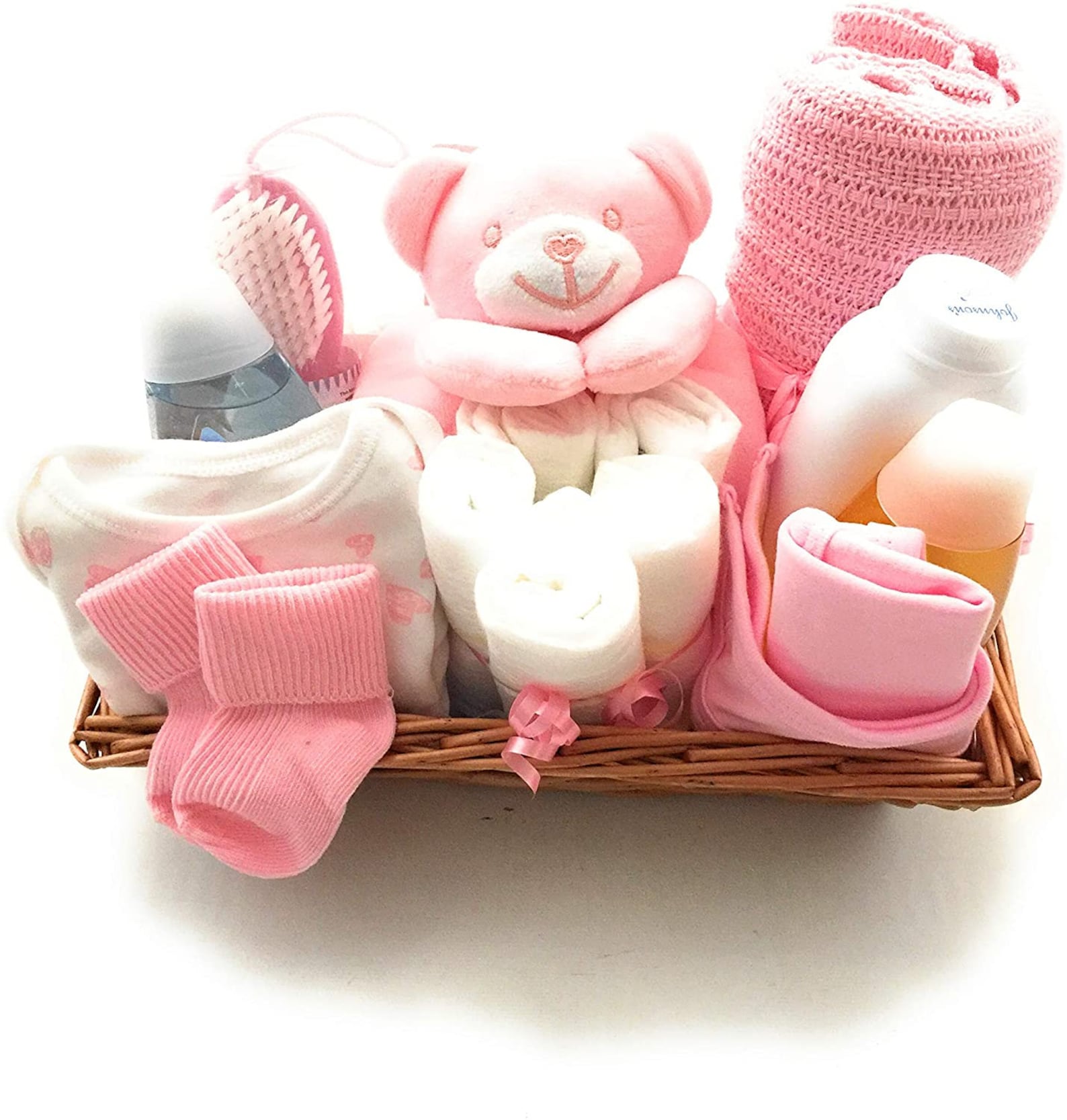 Newborn Baby Girl Gift Hamper. Baby Shower Gift with Beautiful Etsy