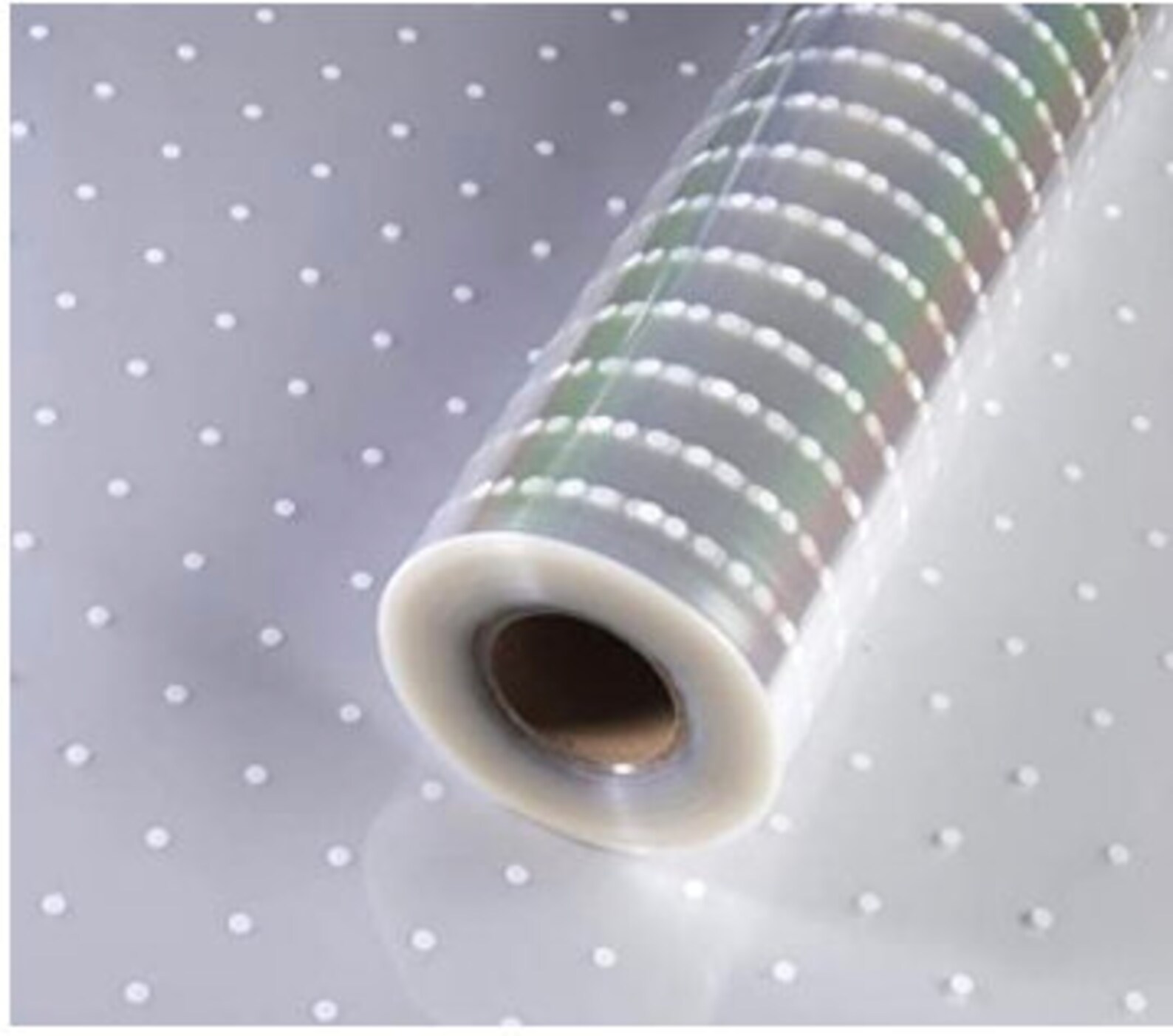 5m x 80cm Spotty White Cellophane Wrap/Florist Etsy