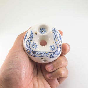 ceramic pipe, glazed pipe, glaze gold