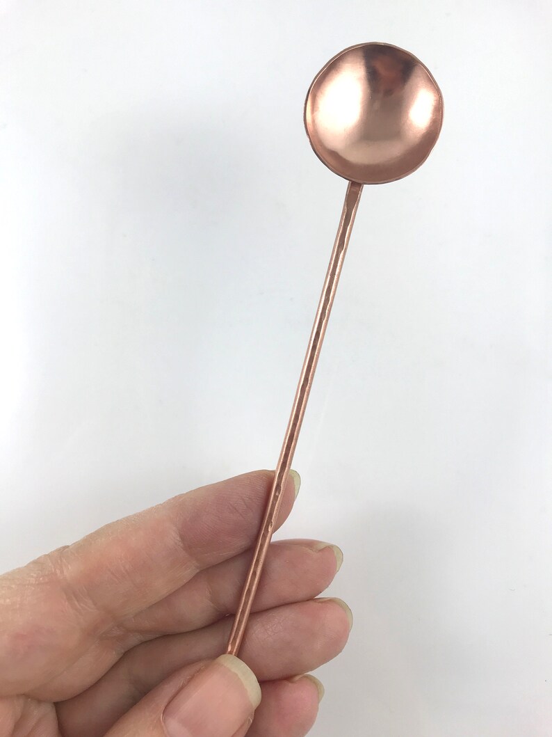 Copper Salt or Coffee spoon image 3