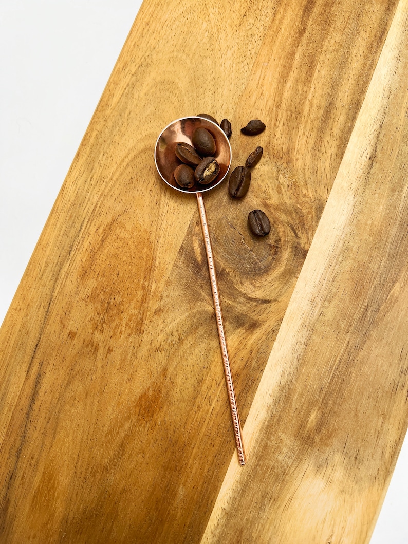 Copper Salt or Coffee spoon image 2